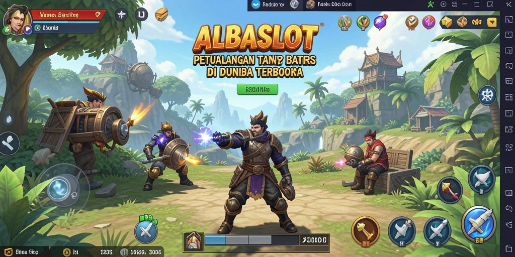 Tampilan menakjubkan dari gameplay Open World ALBASLOT.