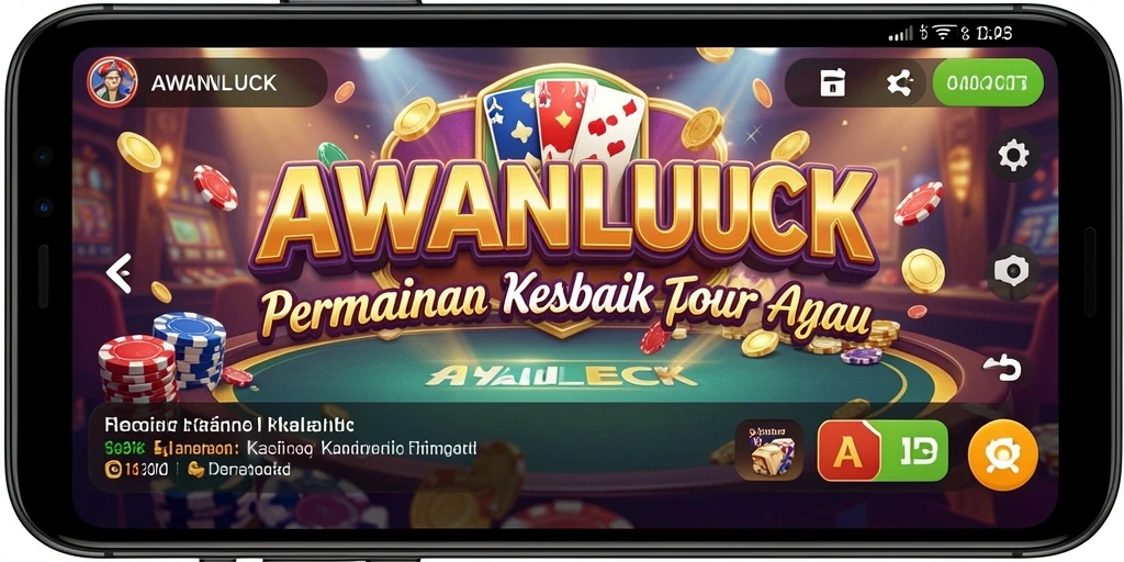 Tampilan gameplay AWANLUCK yang seru dan mendebarkan.