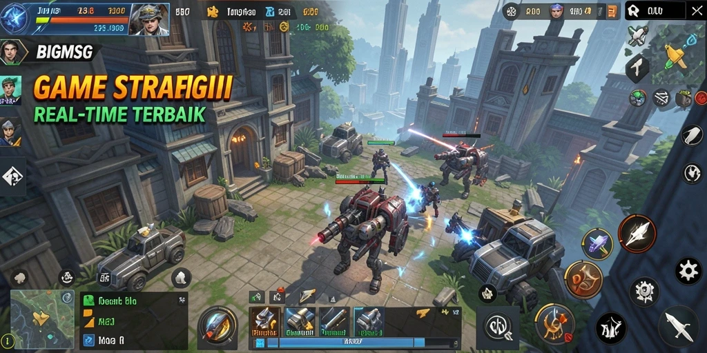 Tangkapan layar dari gameplay seru di BIGMSG.