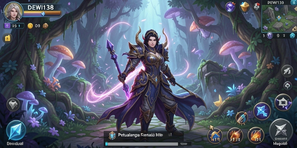 Screenshot DEWI138 menampilkan aksi seru dalam pertempuran ARPG.