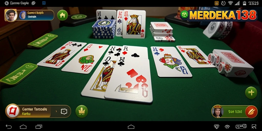 Tampilan screenshot gameplay Gaple yang menarik dan interaktif.