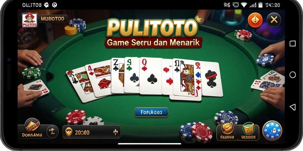 Tampilan screenshot PULITOTO menampilkan gameplay yang seru dan interaktif.