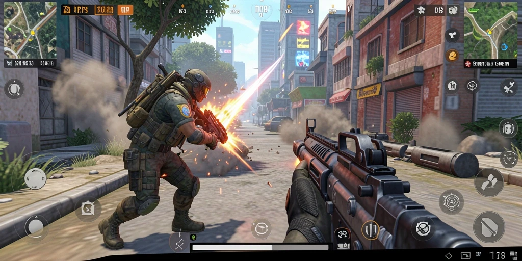 Tampilan gameplay menarik dari RP8 yang penuh aksi dan petualangan.