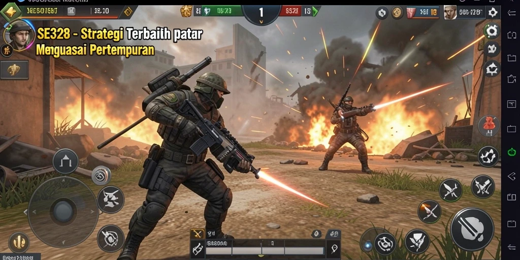 Tampilan gameplay SE328 yang mendebarkan dengan strategi taktis.